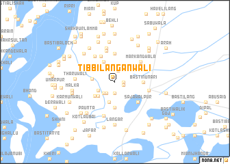 map of Tibbi Lāngānwāli