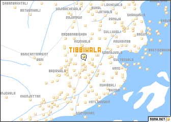 map of Tibbiwāla