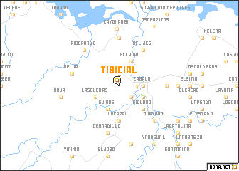 map of Tibicial