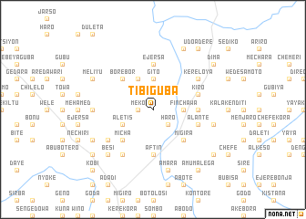 map of Tʼībī Guba