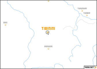 map of Tibinini