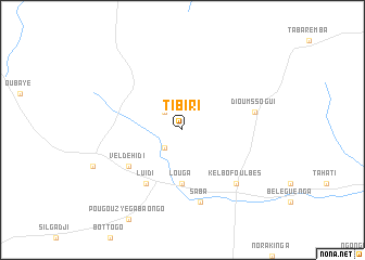 map of Tibiri