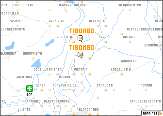 map of Tibombo