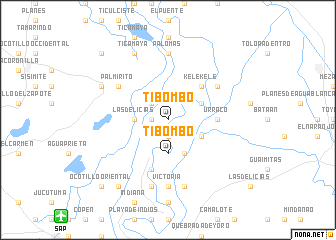 map of Tibombo