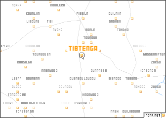 map of Tibtenga