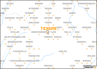 map of Tichdine