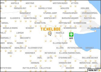 map of Tichelboe