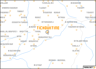 map of Tichouktine