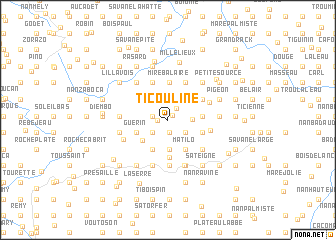 map of Ti Couline