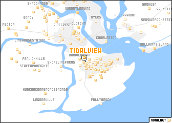 map of Tidalview