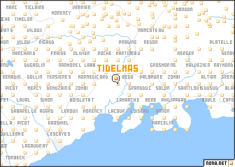 map of Ti Delmas