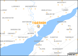 map of Tidenham