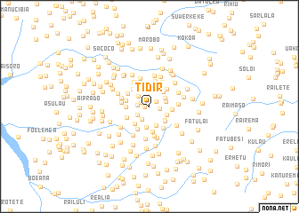 map of Tidir