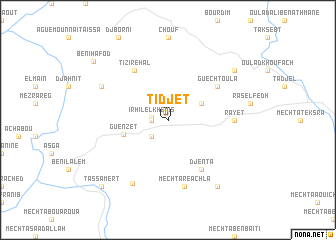 map of Tidjet