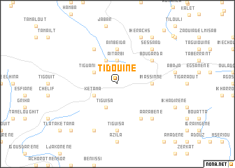 map of Tidouine