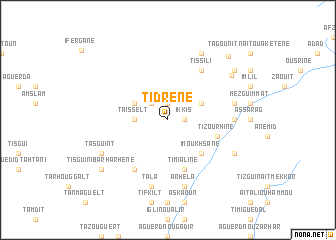 map of Tidrene