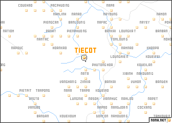 map of Tie Cot