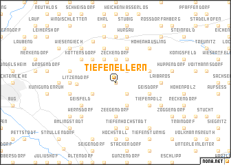 map of Tiefenellern