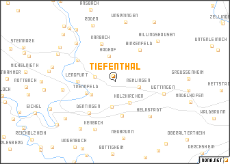 map of Tiefenthal