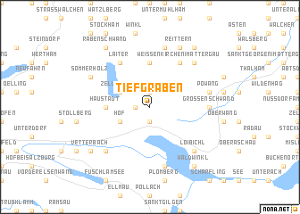map of Tiefgraben
