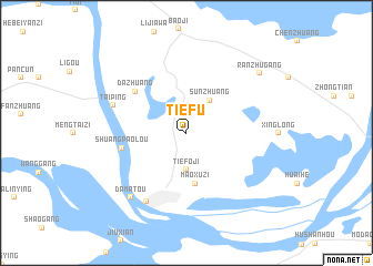 map of Tiefu