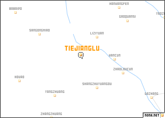 map of Tiejianglu
