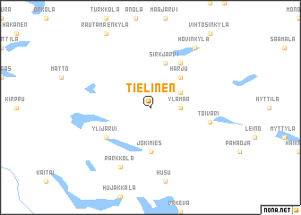 map of Tielinen