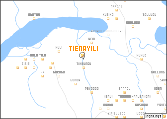 map of Tienayili