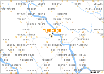 map of Tiên Châu