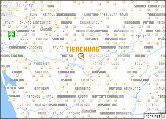 map of T\