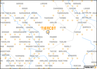 map of Tiên Cốt