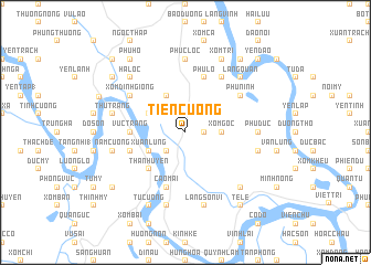 map of Tiên Cương