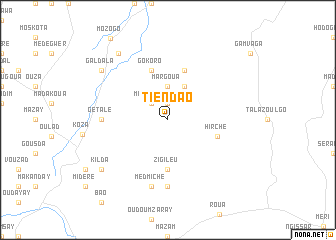 map of Tiendao