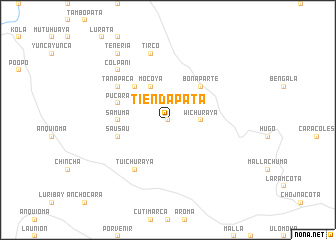 map of Tiendapata