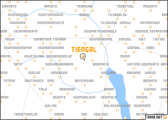 map of Tiengal