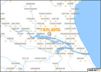 map of Tiên Lương