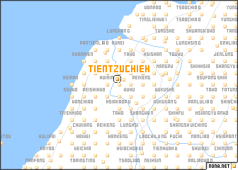 map of Tien-tzu-chieh