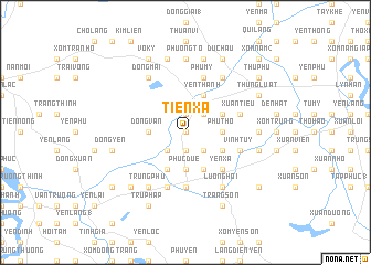 map of Tien Xa
