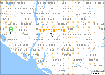 map of T\