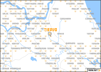 map of Tiêp Võ