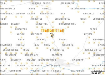 map of Tiergarten