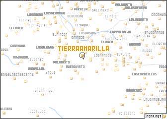 map of Tierra Amarilla