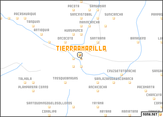 map of Tierra Amarilla