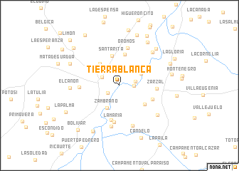 map of Tierra Blanca