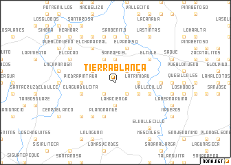 map of Tierra Blanca