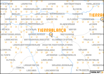 map of Tierra Blanca