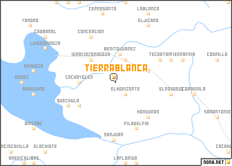 map of Tierra Blanca