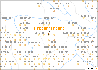 map of Tierra Colorada