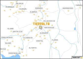 map of Tierralta