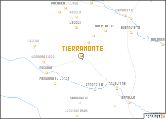 map of Tierra Monte